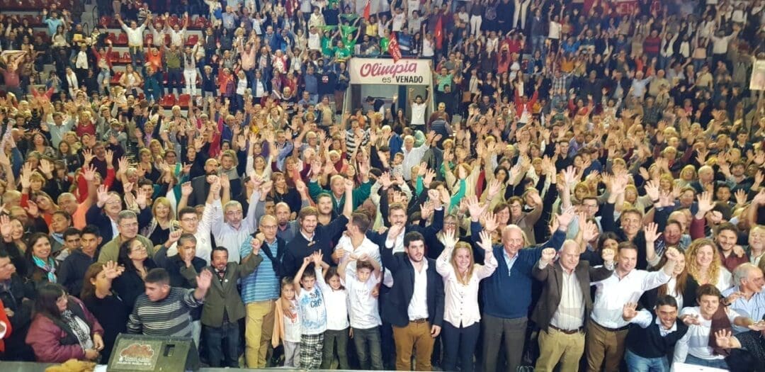 Venado Tuerto: El Frente Progresista cerró la campaña a estadio lleno