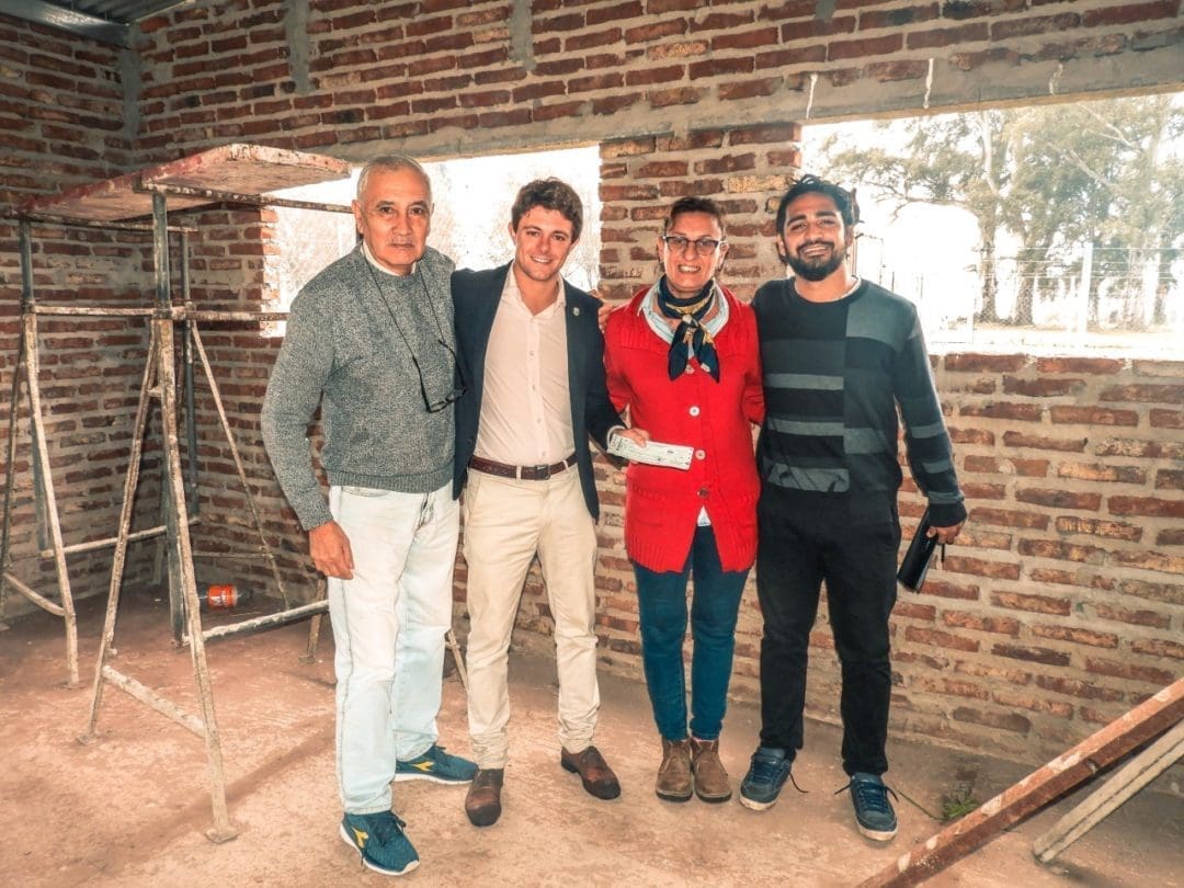 Teodelina: Avanza el nuevo buffet del Club Racing