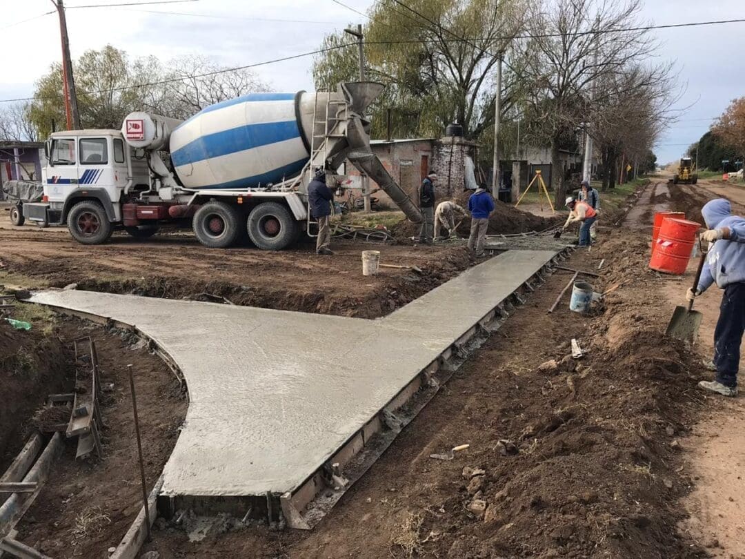 Villa Cañás: Continúa el plan de pavimentación en Avenida 59 entre 36 y 42