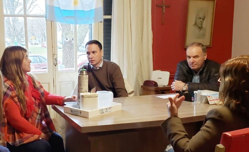 El Senador Lisandro Enrico visitó Teodelina y Villa Cañás