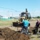Villa Cañás: Trabajos del día Obras y Servicios