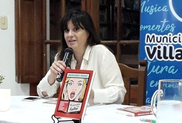 Villa Cañás: Mercedes Funes presentó su libro "Feminista en falta"