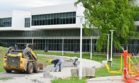 Venado Tuerto: El senador Enrico recorrió las obras de puesta en valor del Parque Municipal