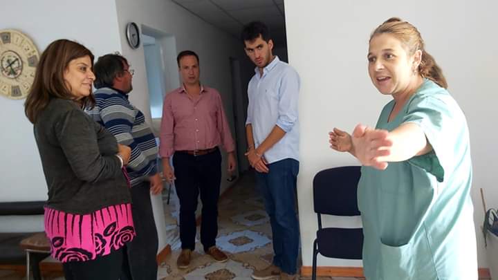 El Senador Enrico visitó Aarón Castellanos