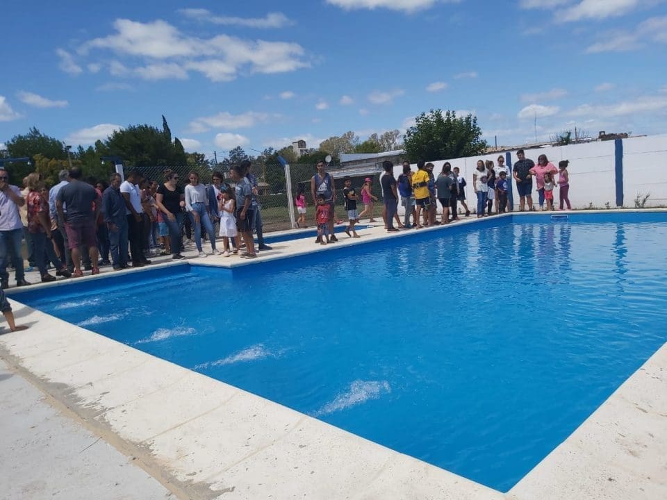 El senador Enrico concluyó otro proyecto para un pequeño pueblo