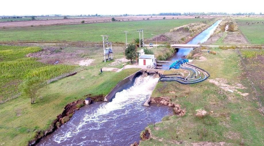 Melincué: El Senador Enrico solicita el reinicio de obras hídricas