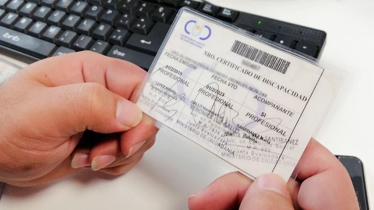 Prórroga de vigencia del Certificado Único de Discapacidad