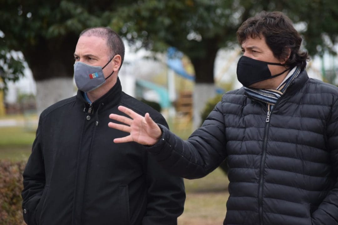 La Chispa: Enrico y Bustamante trabajan juntos para poner en valor el Parque Centenario