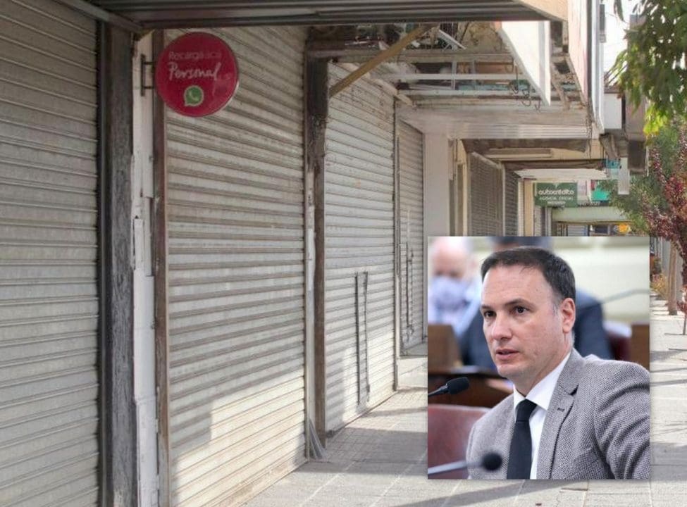 El senador Enrico presentó un proyecto de reactivación económica para el comercio santafesino