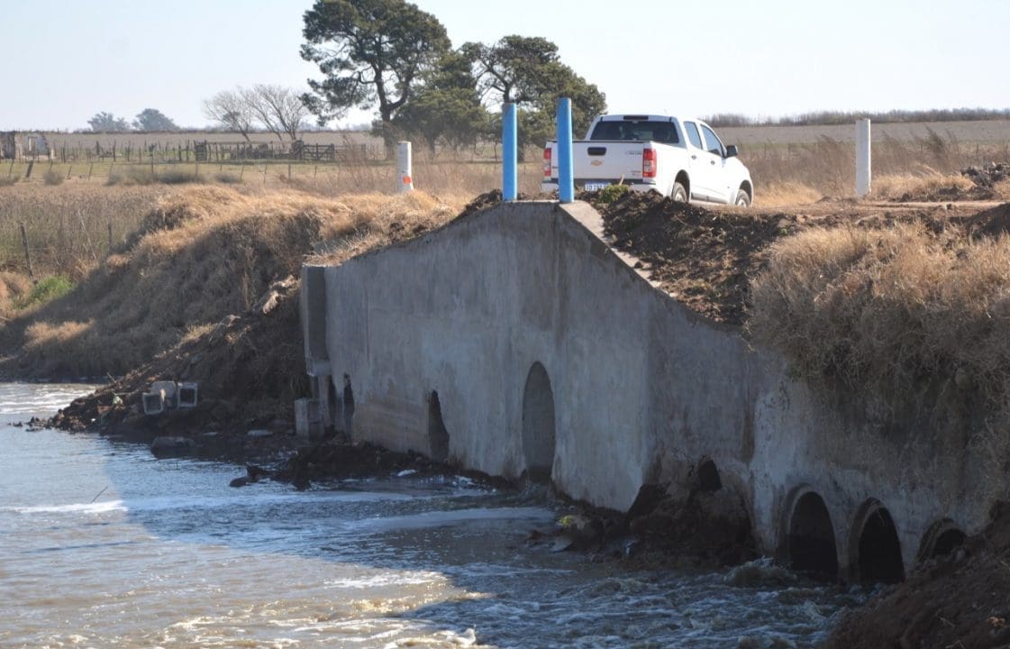 Villa Cañás: Finalizó la reparación del Puente "Las Marías"