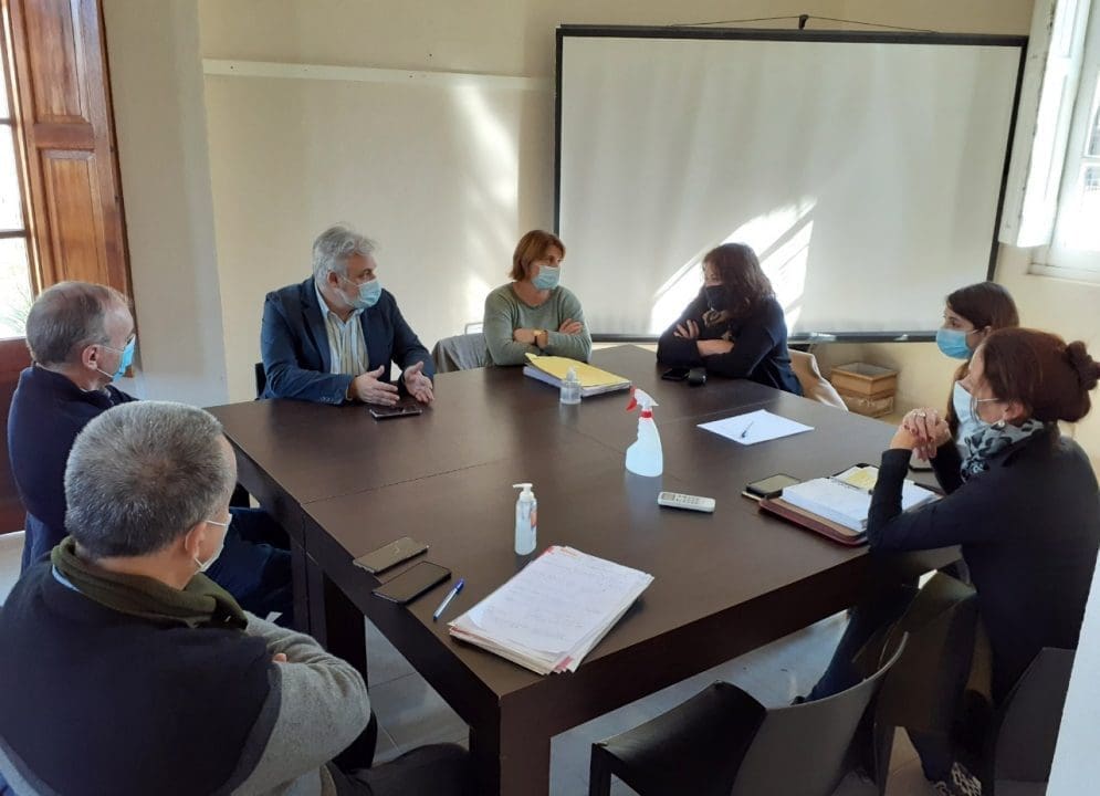 Villa Cañás: Gizzi se reunió con autoridades sanitarias de la región