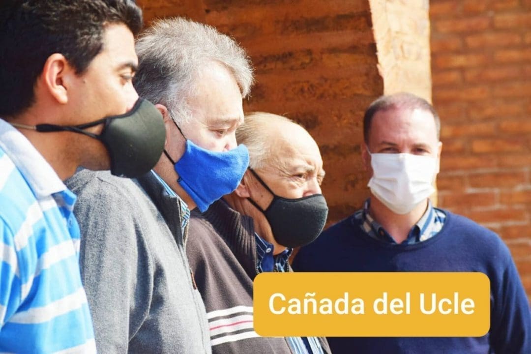 El senador Enrico presente en los pueblos con casos de Covid