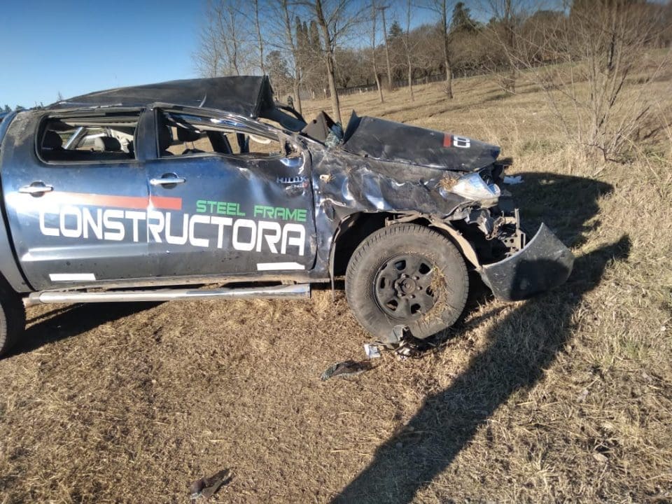 Firmat: Vuelco fatal en el cruce de Ruta 33 y Ruta 93
