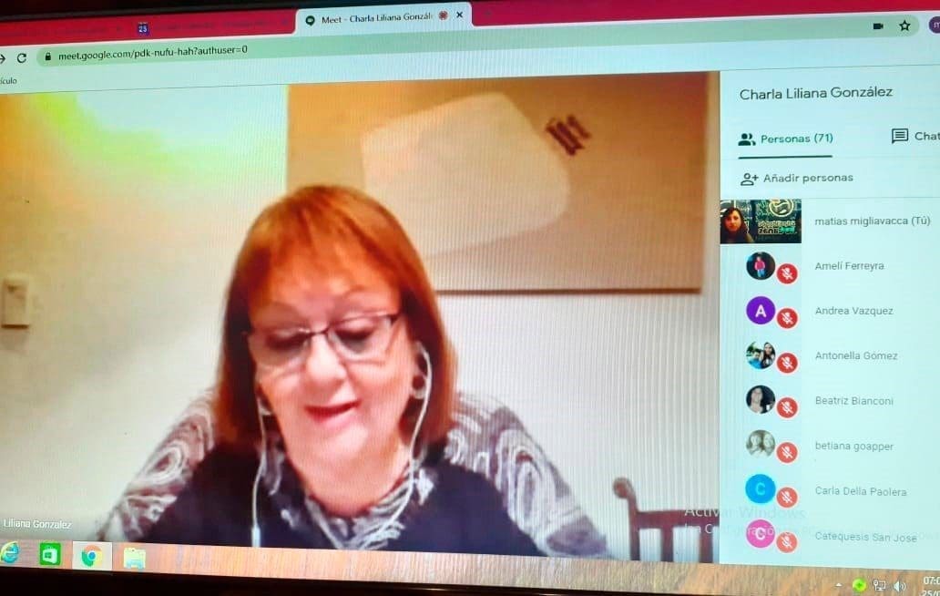 Villa Cañás: Charla virtual de la psicopedadoda Liliana González