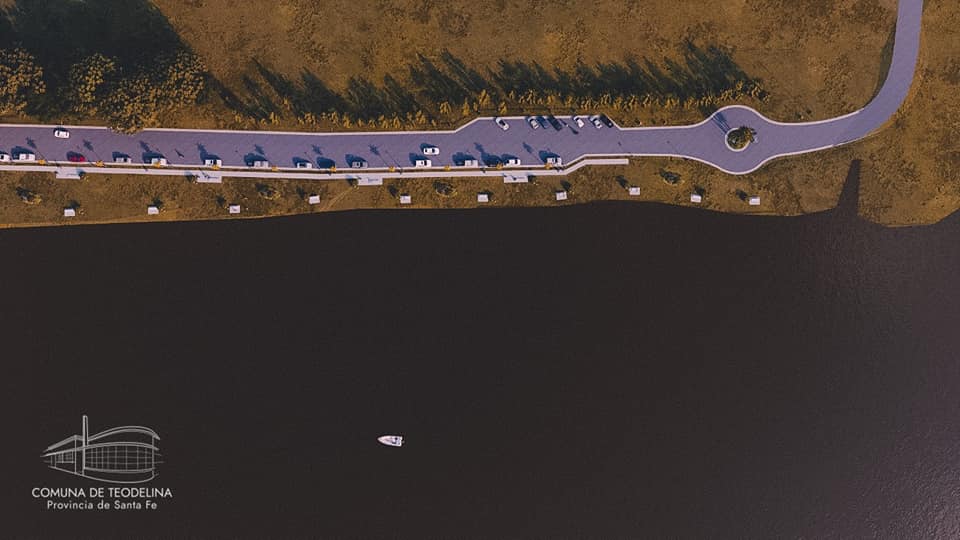 Teodelina: Poleri presentó un proyecto urbanístico para la costanera de laguna El Chañar
