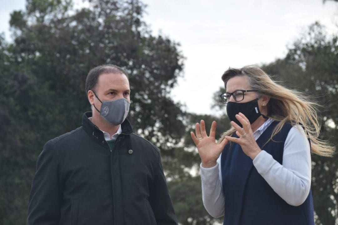 Elortondo: El senador Enrico, la comuna y vialidad impulsan trabajos sobre el camino a Santa Emilia