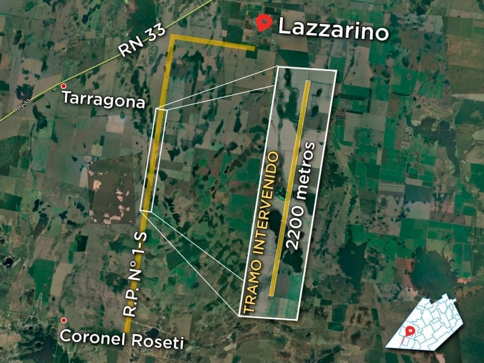 Lazzarino: El senador Enrico, la Comuna y vialidad impulsan mejoras en la ruta S1