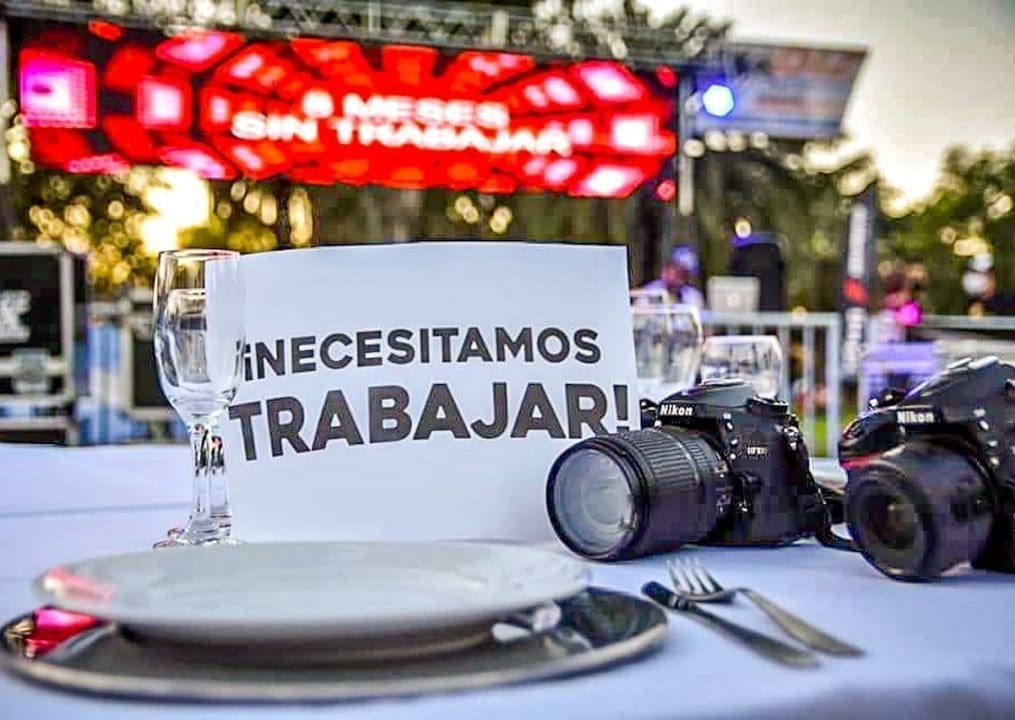 El senador Enrico acompaña el pedido de los trabajadores de eventos y seguridad