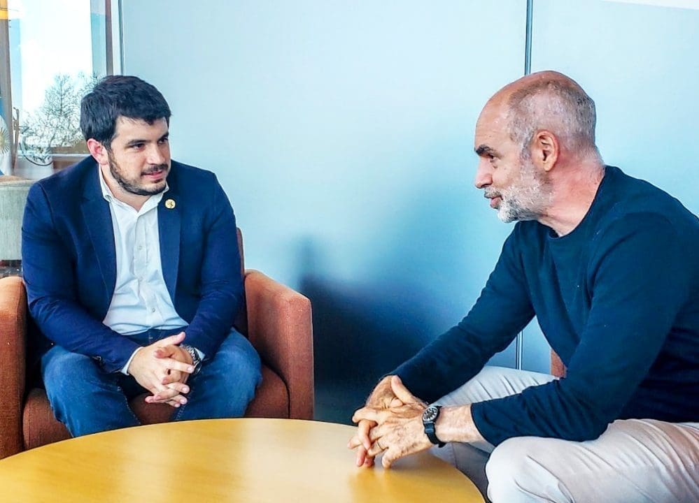 Chiarella y Larreta se reunieron para compartir experiencias de gestión y avanzar con una agenda de trabajo