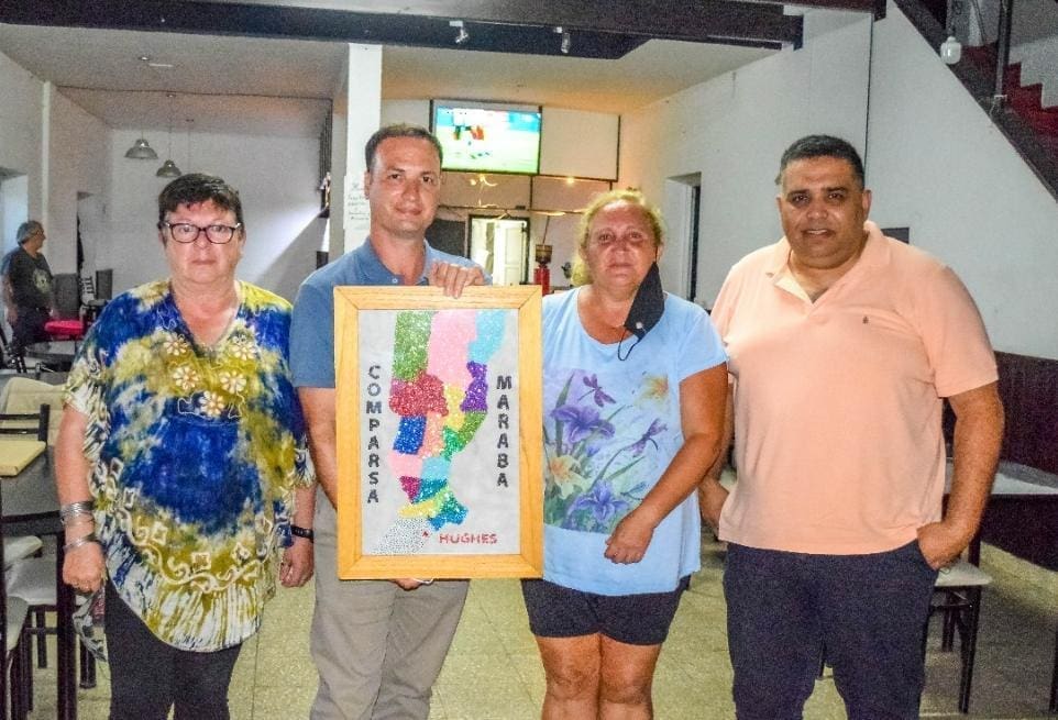 Hughes: El senador Enrico visitó el SAMCO Hughes: El senador Enrico visitó el SAMCO