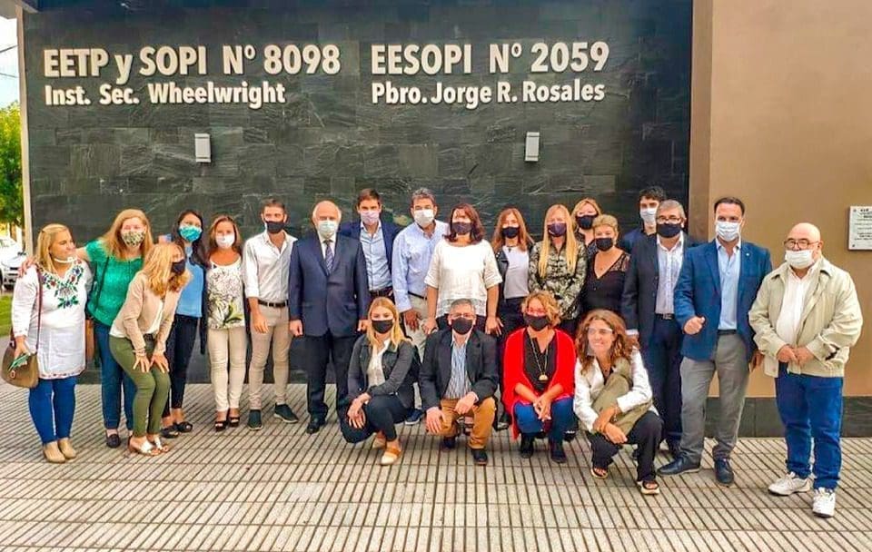 Wheelwright: Tras el incendio, reinauguran el nuevo edificio del secundario