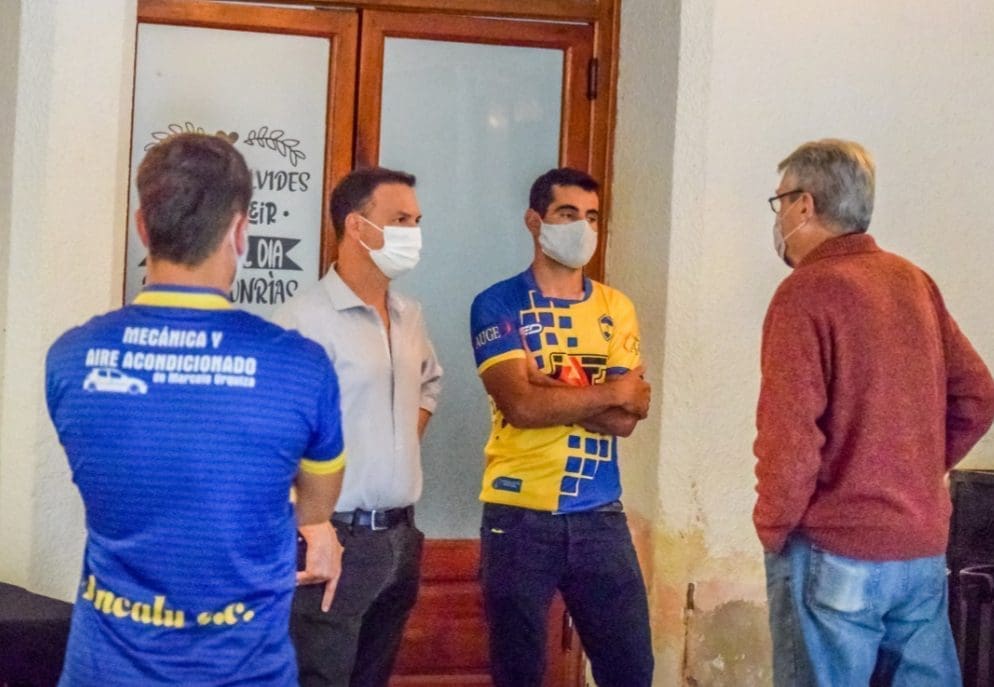 San Gregorio: El senador Enrico estuvo presente en el Club Ancalú y del Puerto