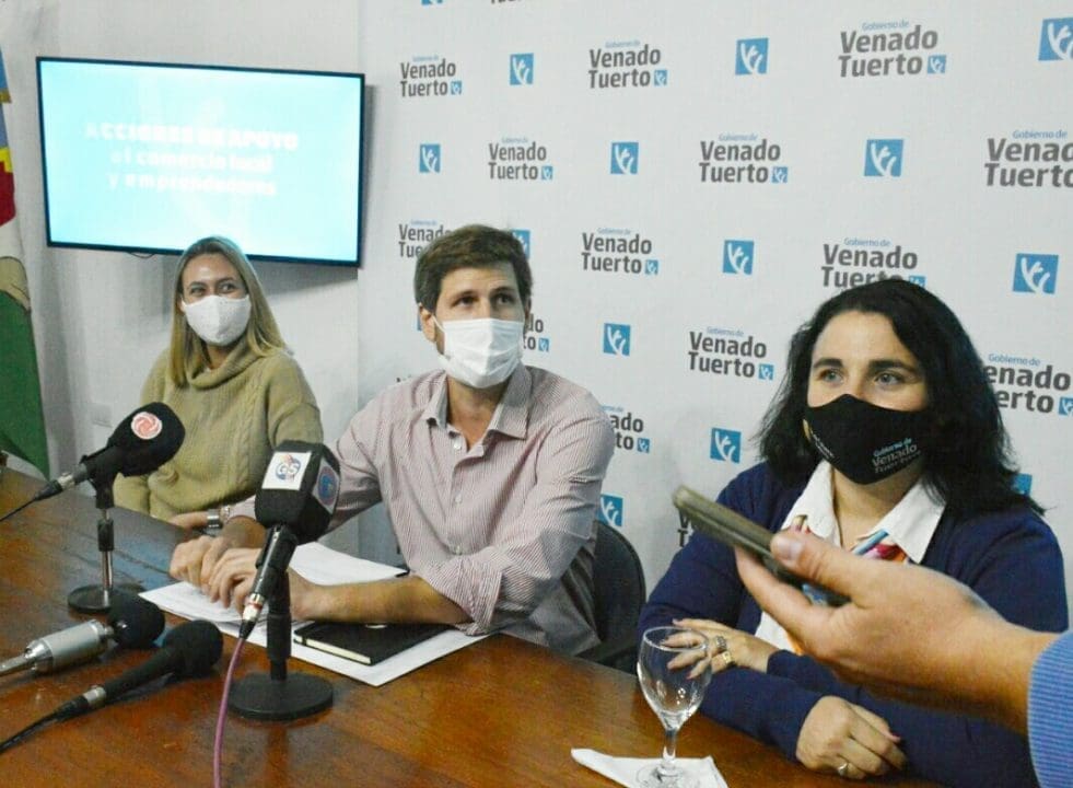 Venado Tuerto: El Gobierno Municipal anunció medidas de apoyo al comercio local y emprendedores
