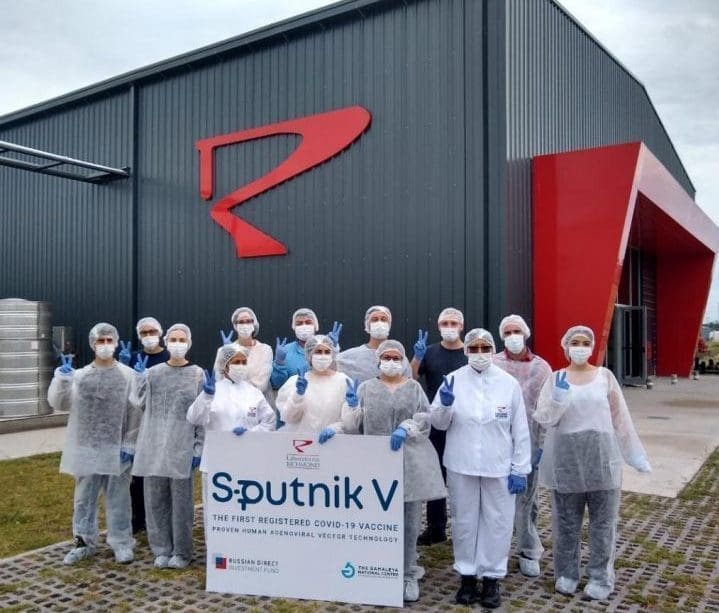 El laboratorio Richmond anunció que terminó de producir las primeras 448 mil dosis de Sputnik V