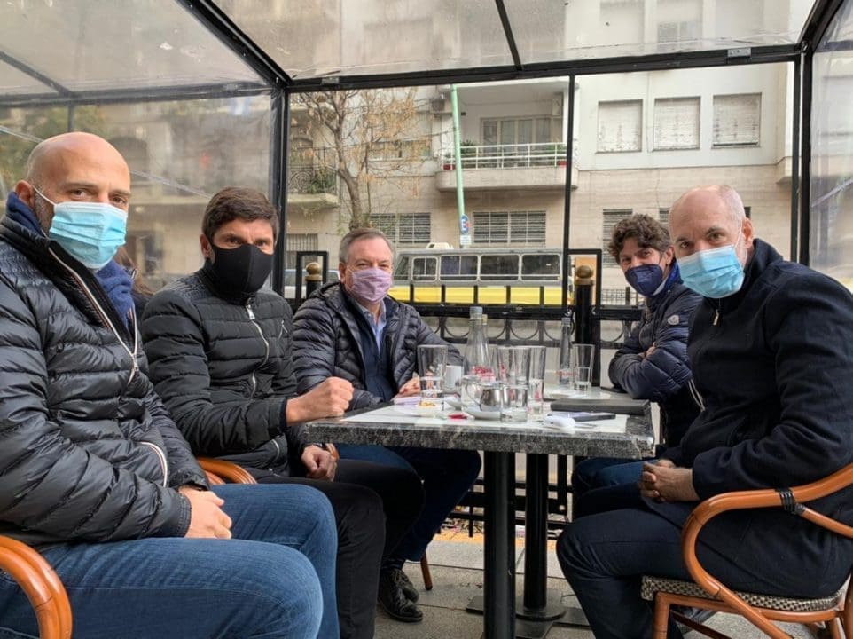 Pullaro y Michlig se reunieron con Lousteau y Larreta