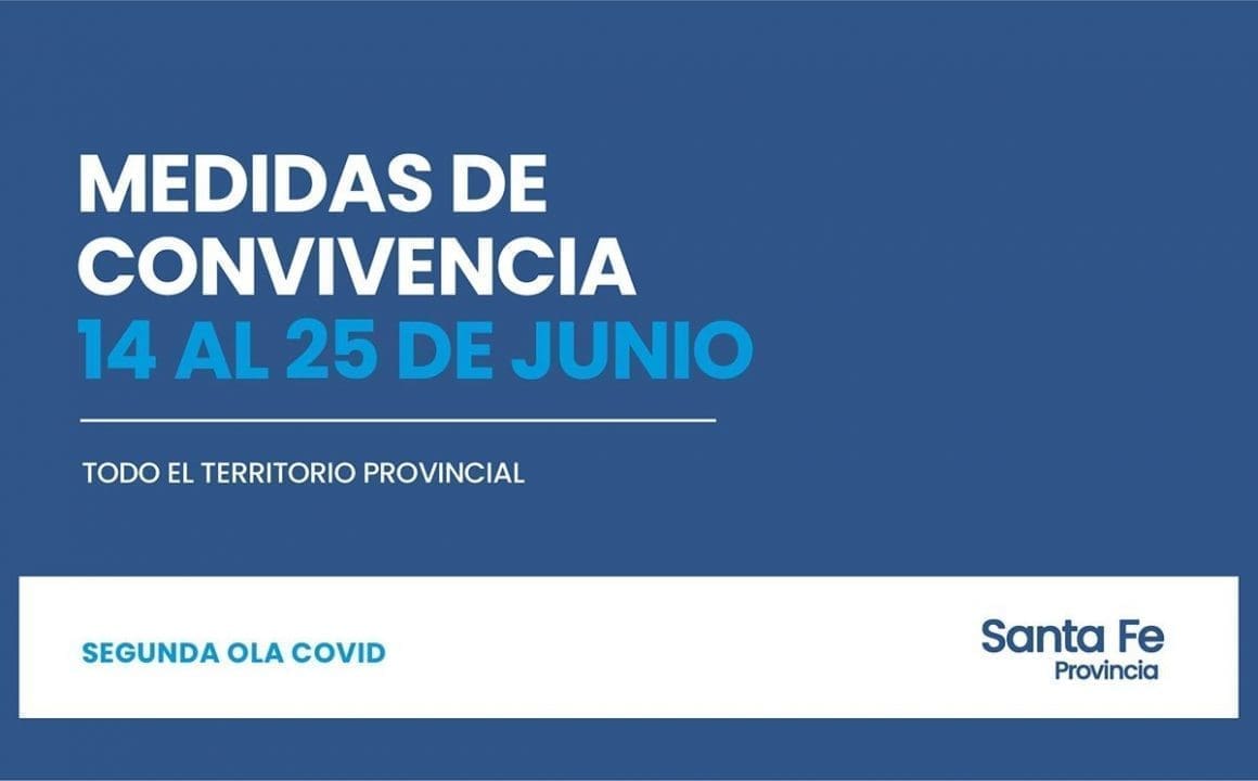 Villa Cañás: Covid-19, medidas de convivencia hasta el 25 de junio