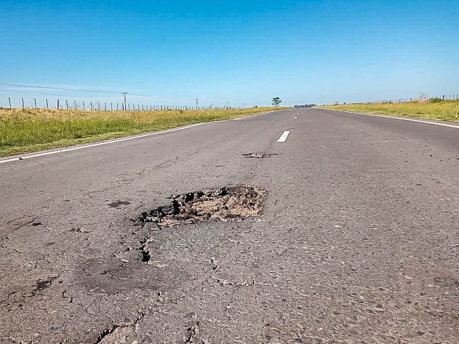 Enrico solicitó la reparación de la Ruta 14 a la altura de Diego de Alvear