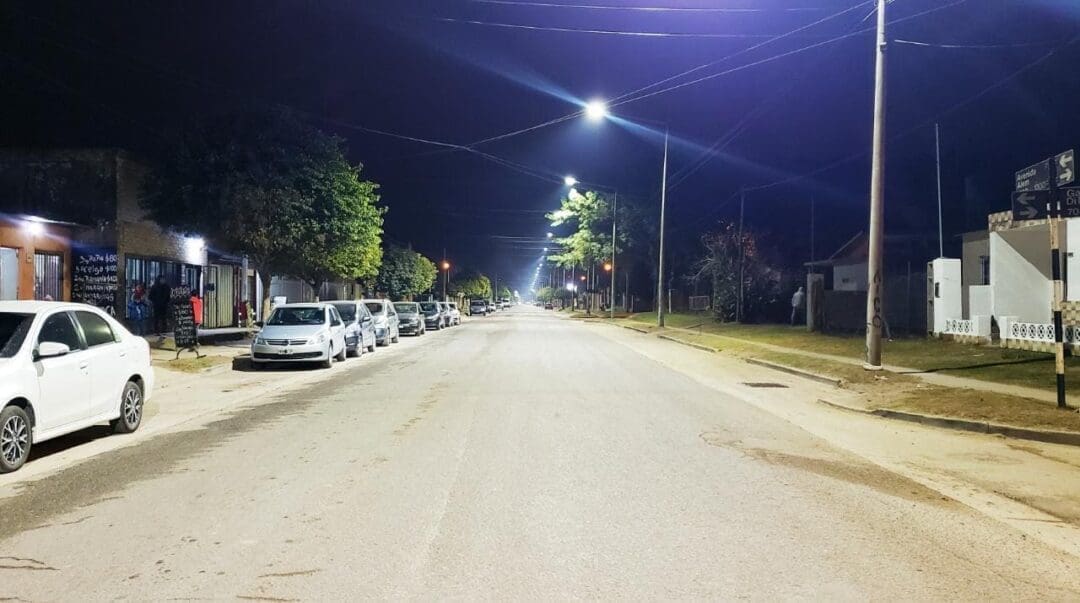 Venado Tuerto: Se inauguró la nueva iluminación LED en Av. Alem