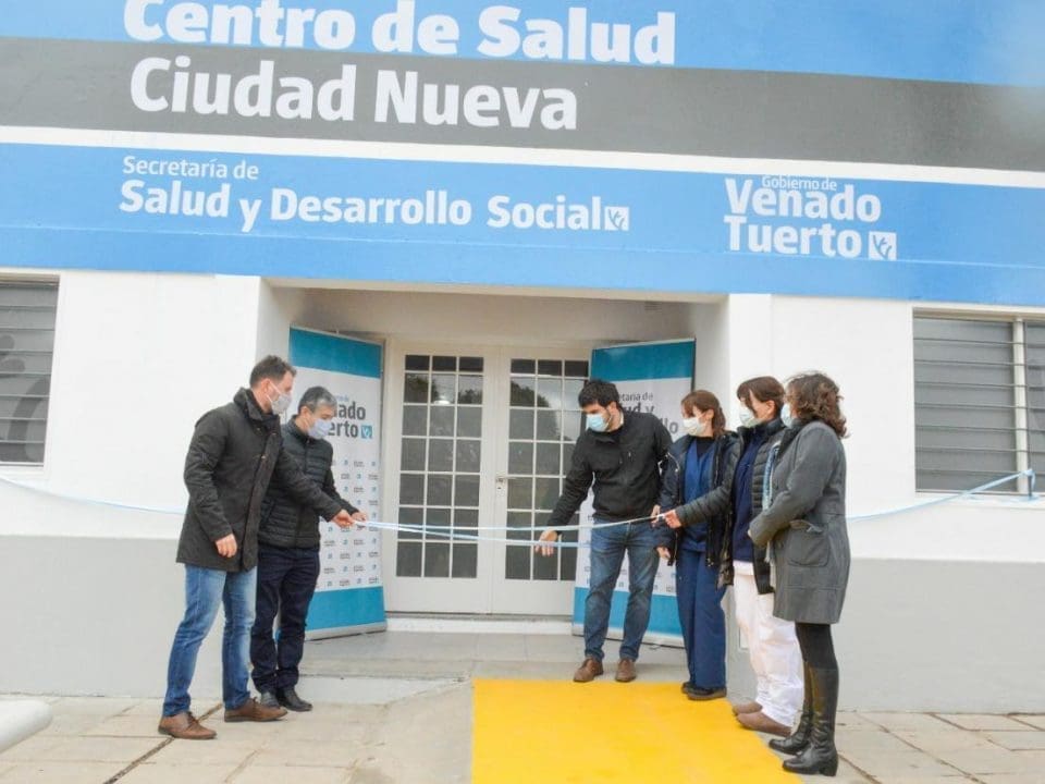 Venado Tuerto: Chiarella junto a trabajadores de la salud inauguraron el Centro de Salud de Ciudad Nueva