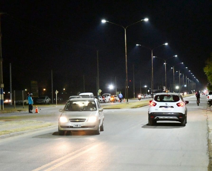 Venado Tuerto: Chiarella y la Cooperativa Eléctrica inauguraron la nueva iluminación LED de Avenida Santa Fe