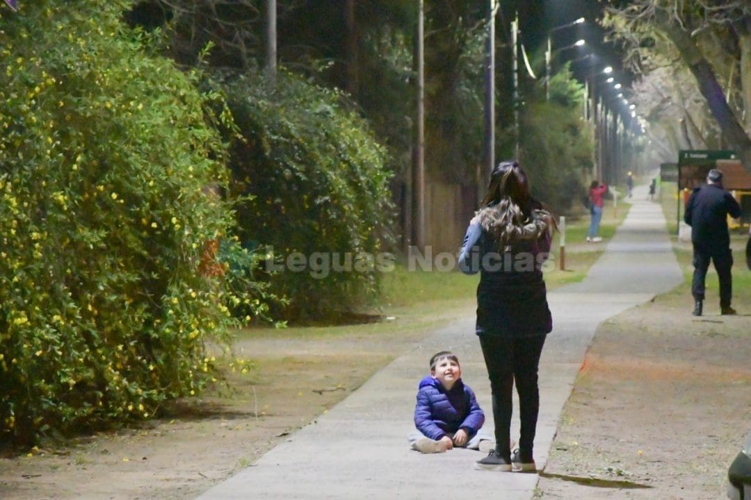 Venado Tuerto: Inauguran nuevas iluminarias LED en la senda peatonal del "Camino al Cementerio"