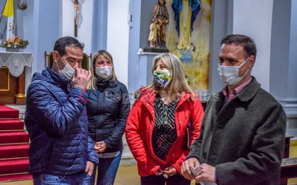 Enrico en Sancti Spíritu acompañando obras e instituciones