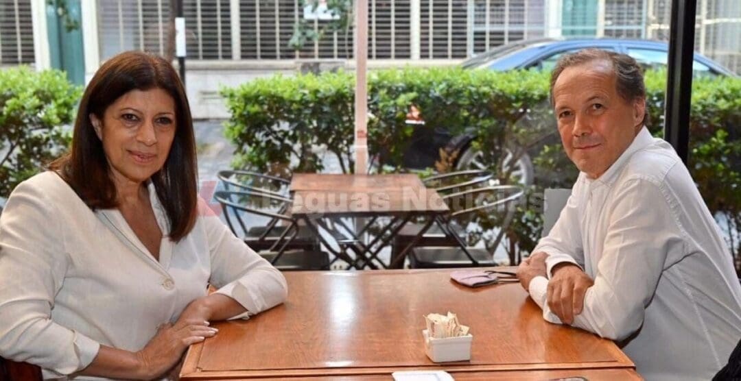 Clara García y Rubén Giustiniani ya trabajan juntos con miras a las elecciones de noviembre