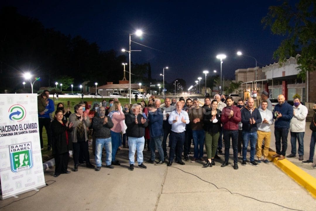 Santa Isabel: Inauguración de la renovada Avenida Santa Fe, una de las obras más importantes de los últimos tiempos