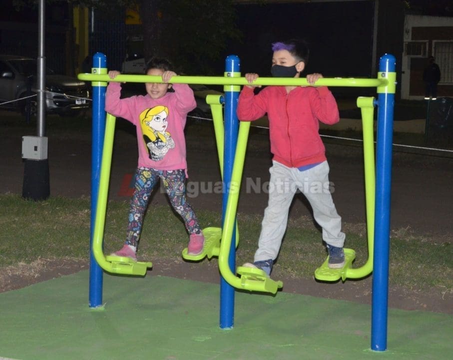 Villa Cañás: Se inauguró la Estación Aeróbica y de Entrenamiento Villa Cañás: Se inauguró la Estación Aeróbica y de Entrenamiento