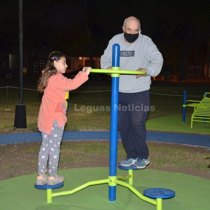 Villa Cañás: Se inauguró la Estación Aeróbica y de Entrenamiento Villa Cañás: Se inauguró la Estación Aeróbica y de Entrenamiento