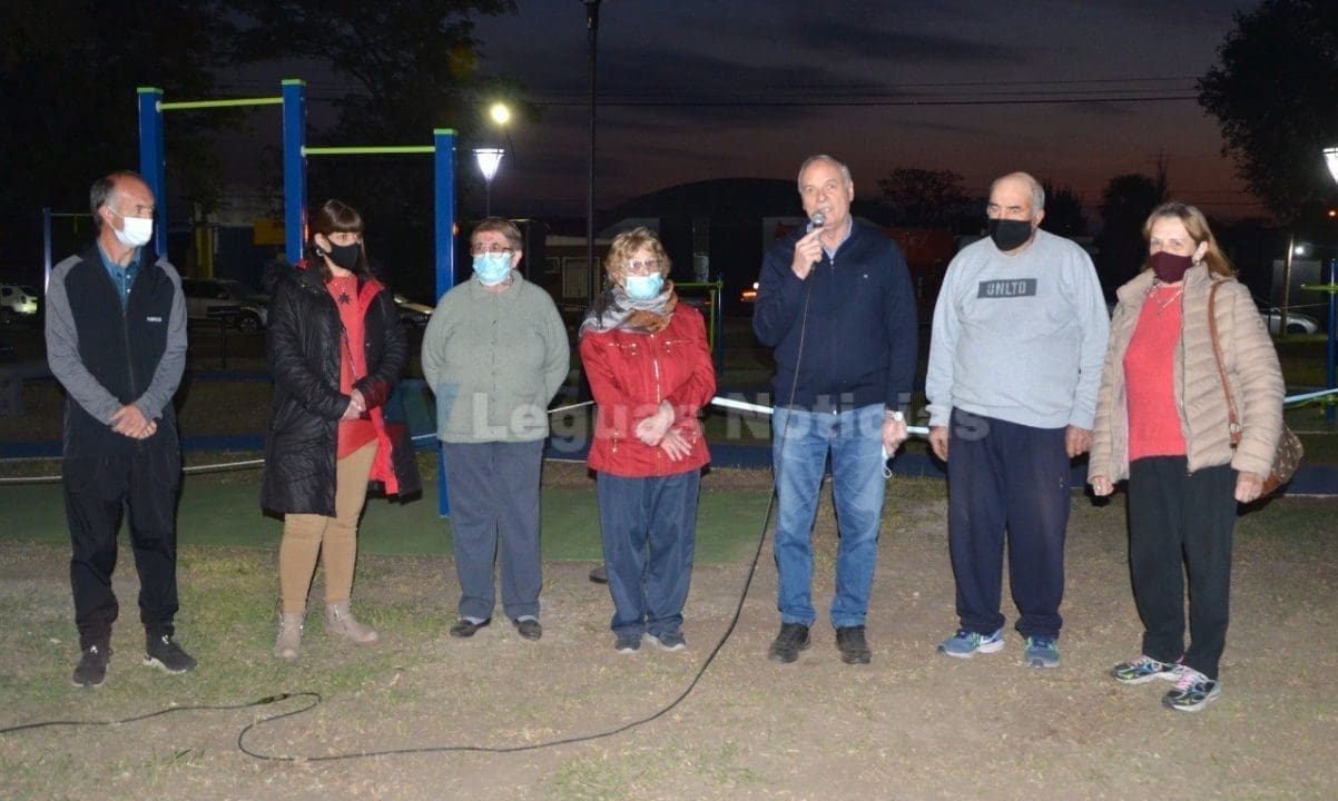 Villa Cañás: Se inauguró la Estación Aeróbica y de Entrenamiento Villa Cañás: Se inauguró la Estación Aeróbica y de Entrenamiento