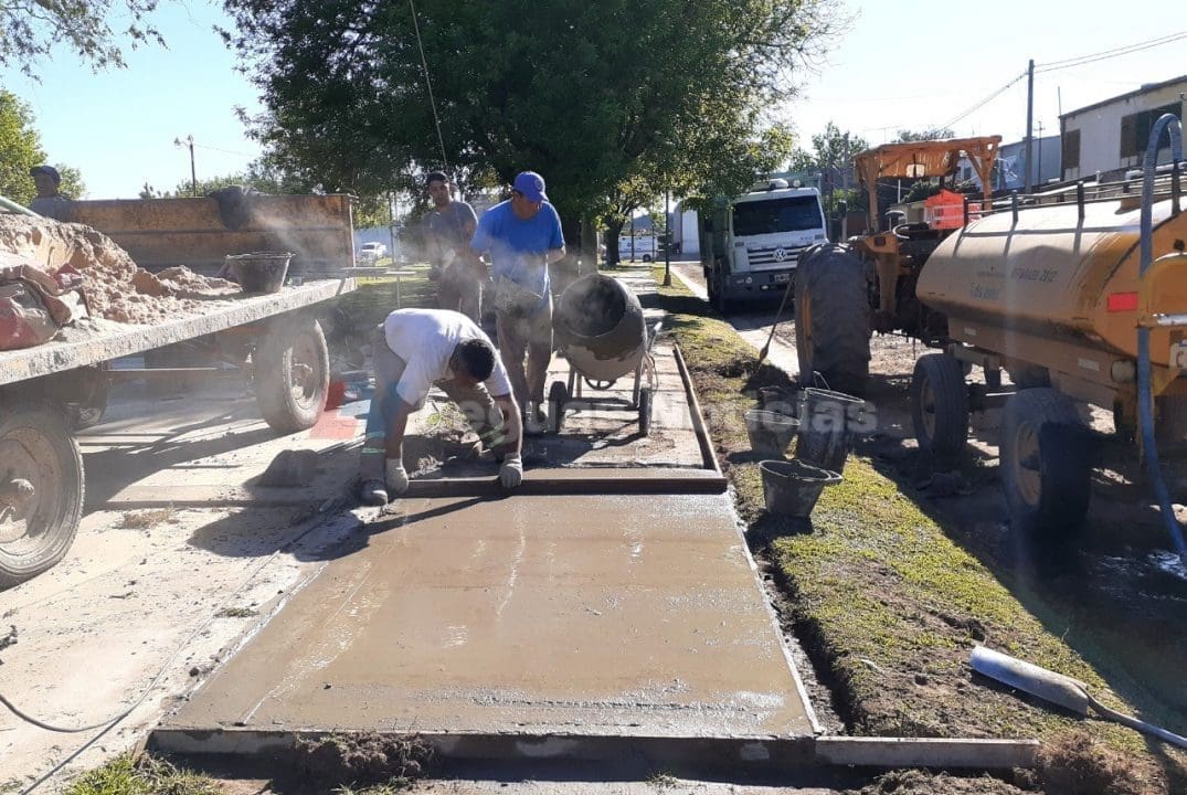 Villa Cañás: El municipio avanza con más obras en la ciudad Villa Cañás: El municipio avanza con más obras en la ciudad