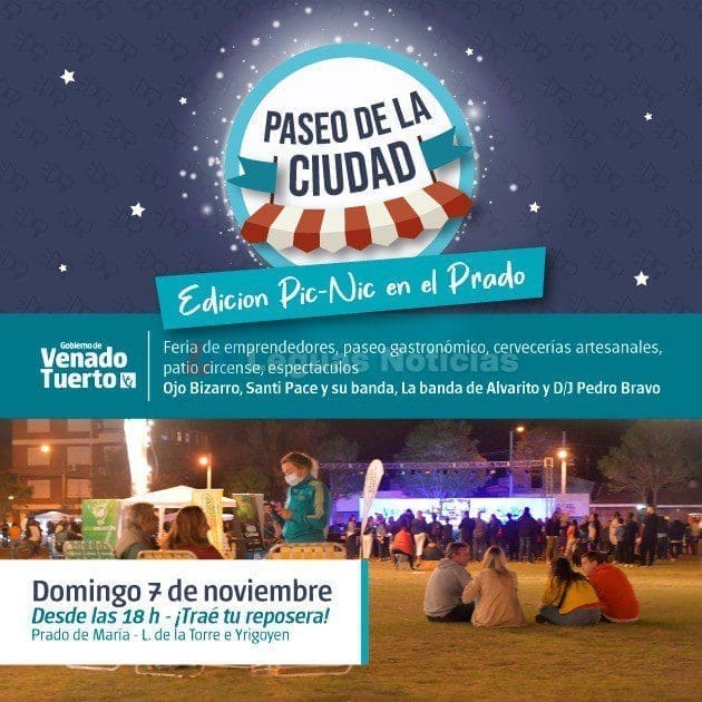 Venado Tuerto: Nueva presentación del "Paseo de la Ciudad Edición Picnic en el Prado" Venado Tuerto: Nueva presentación del "Paseo de la Ciudad Edición Picnic en el Prado"