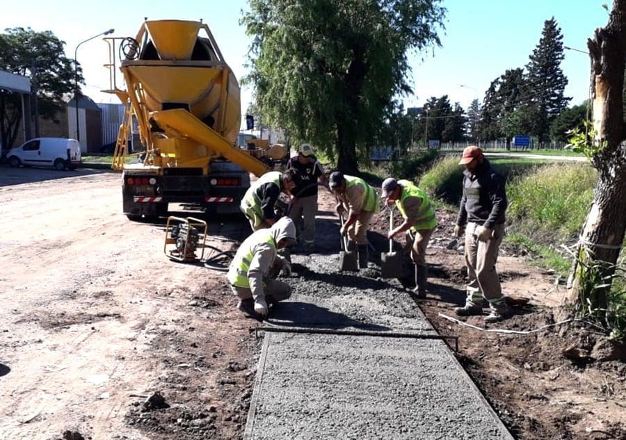 Villa Cañás: El municipio avanza con obras en la ciudad Villa Cañás: El municipio avanza con obras en la ciudad
