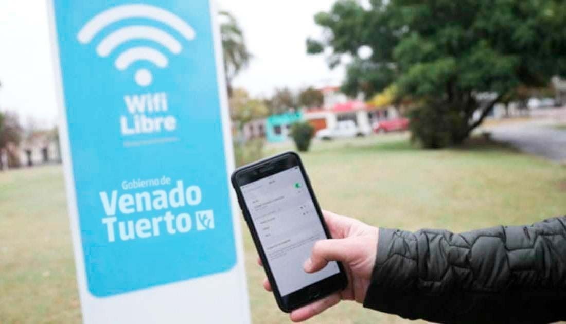 Venado Tuerto: Habrá WiFi gratuito en 15 plazas de la ciudad