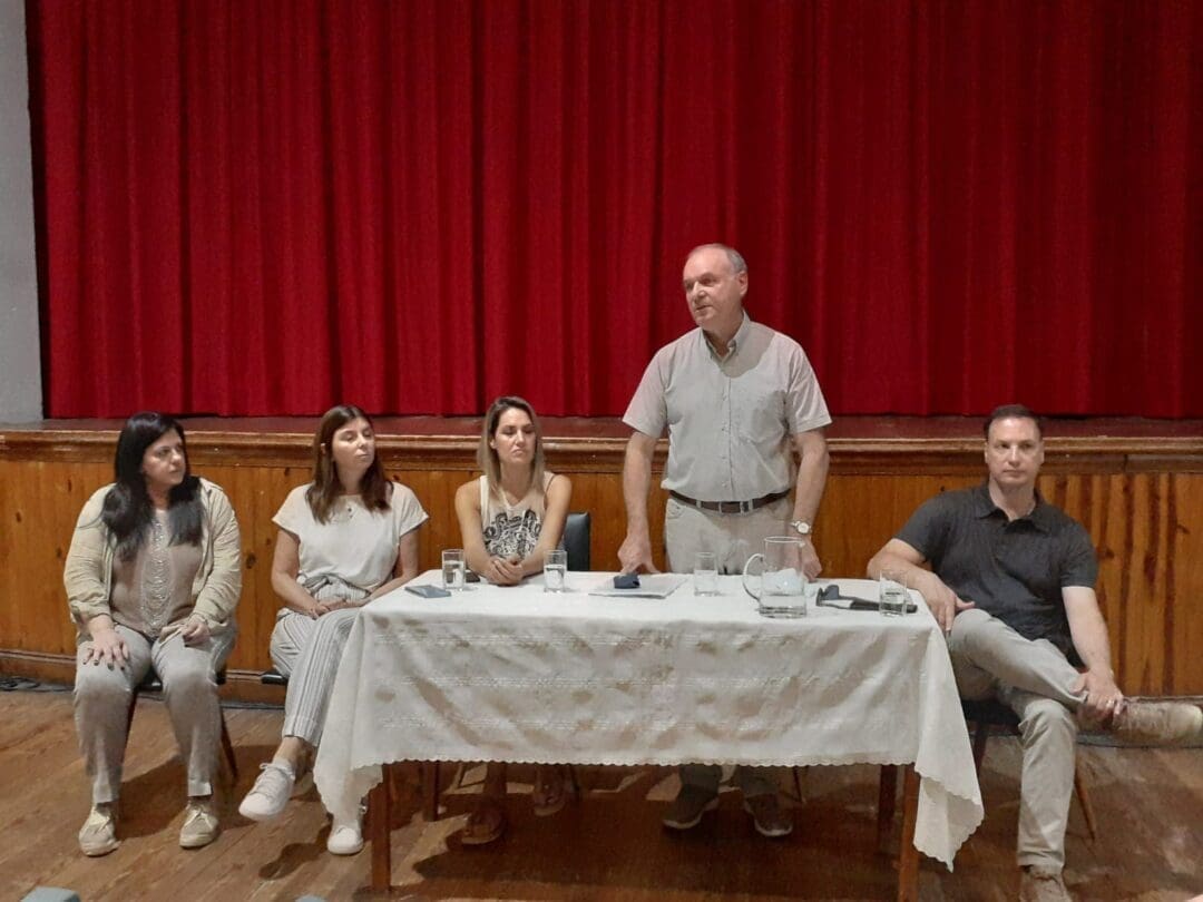 Villa Cañás: Gizzi, Losada, Figueroa Casas y Enrico se reunieron con productores cañaseños
