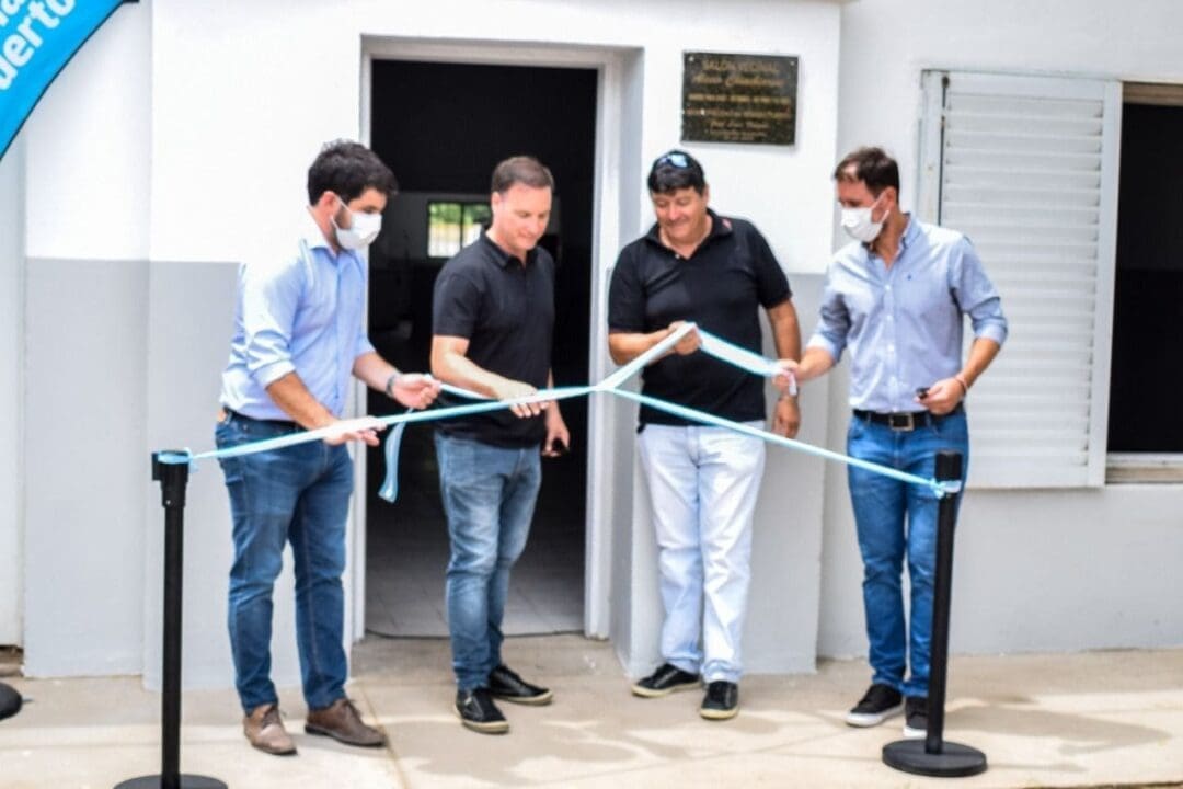 Venado Tuerto: El senador Enrico y el municipio realizaron mejoras en la vecinal del Barrio Villa Casey