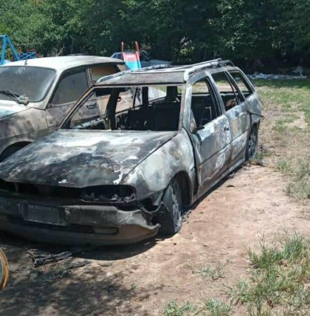 Villa Cañás: Incendio de un automóvil en Calle 53 Bis Villa Cañás: Incendio de un automóvil en Calle 53 Bis