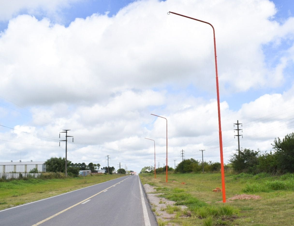 Venado Tuerto: Avanza una necesaria obra de iluminación impulsada por el senador Enrico y la Municipalidad