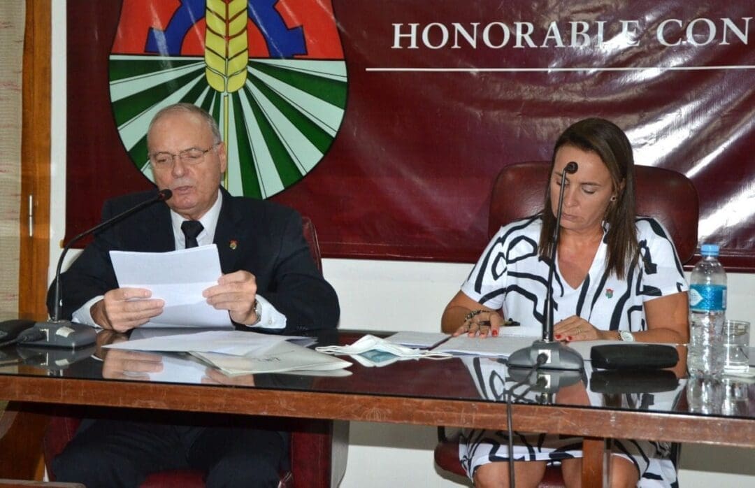 Villa Cañás: Gizzi abrió el 35º período de Sesiones Ordinarias del Honorable Concejo Municipal
